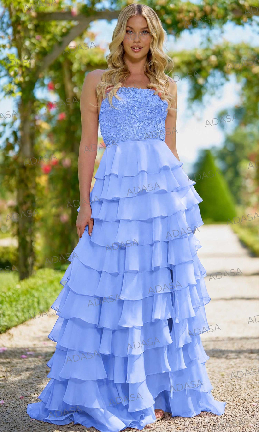 Sherri Hill 56866 - Elegant A-Line Gown with Ruffle