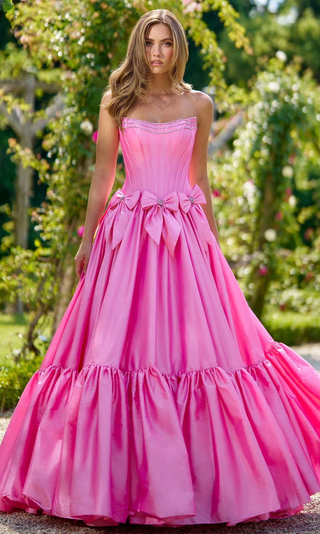 Sherri Hill 56958 - Elegant Ballgown with Corset Bodice