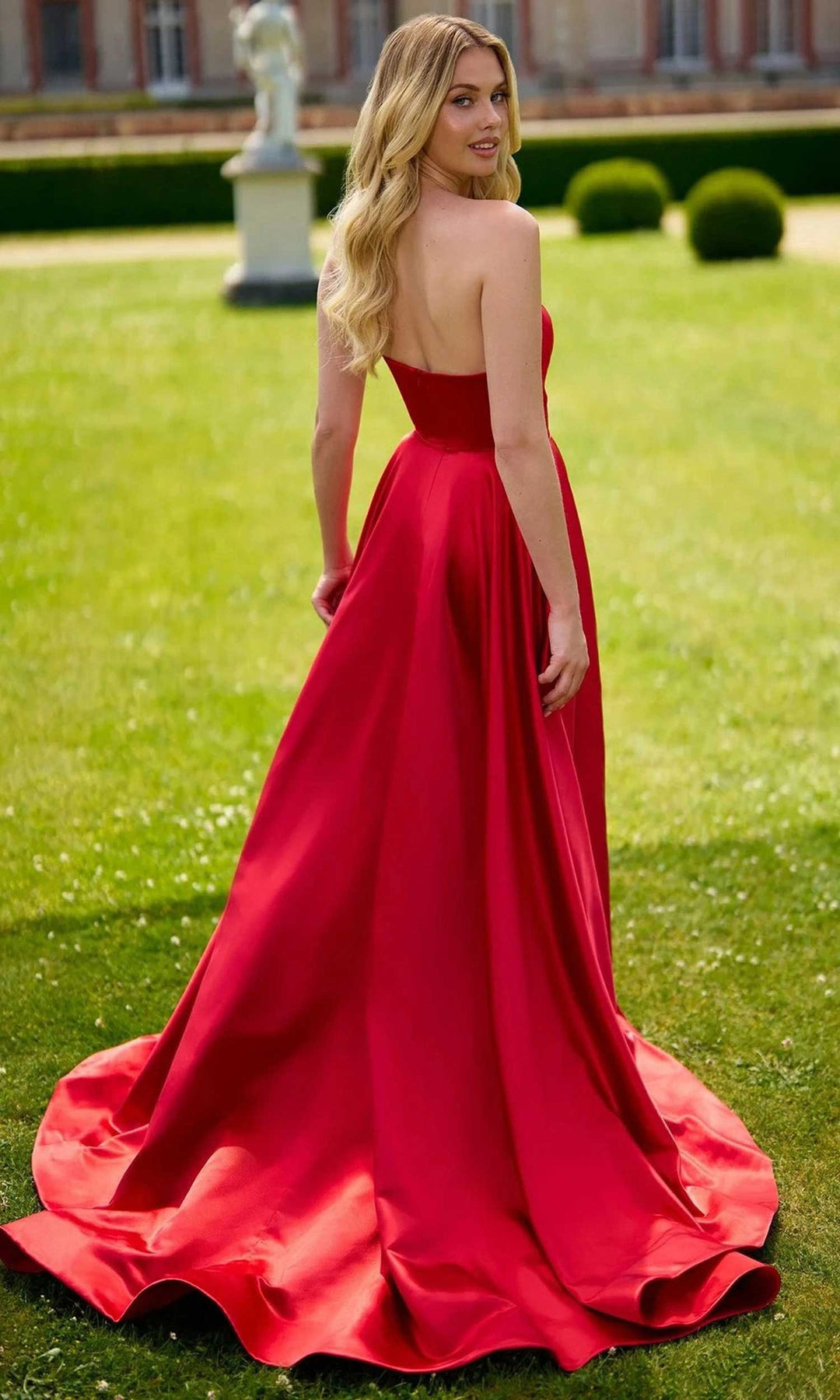 Sherri Hill 57006 - Elegant Straight Across Neckline Gown