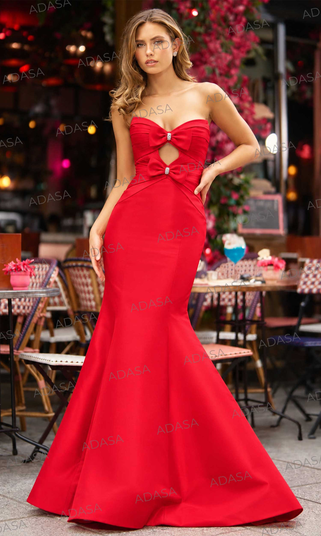 Sherri Hill 57008 - Sweetheart Mermaid Gown with Cutout