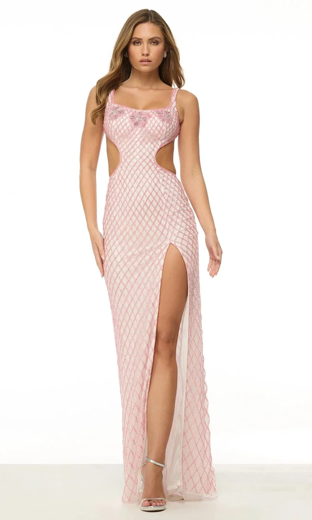 Sherri Hill 57158 - High Slit Beaded Evening Gown Prom Dresses