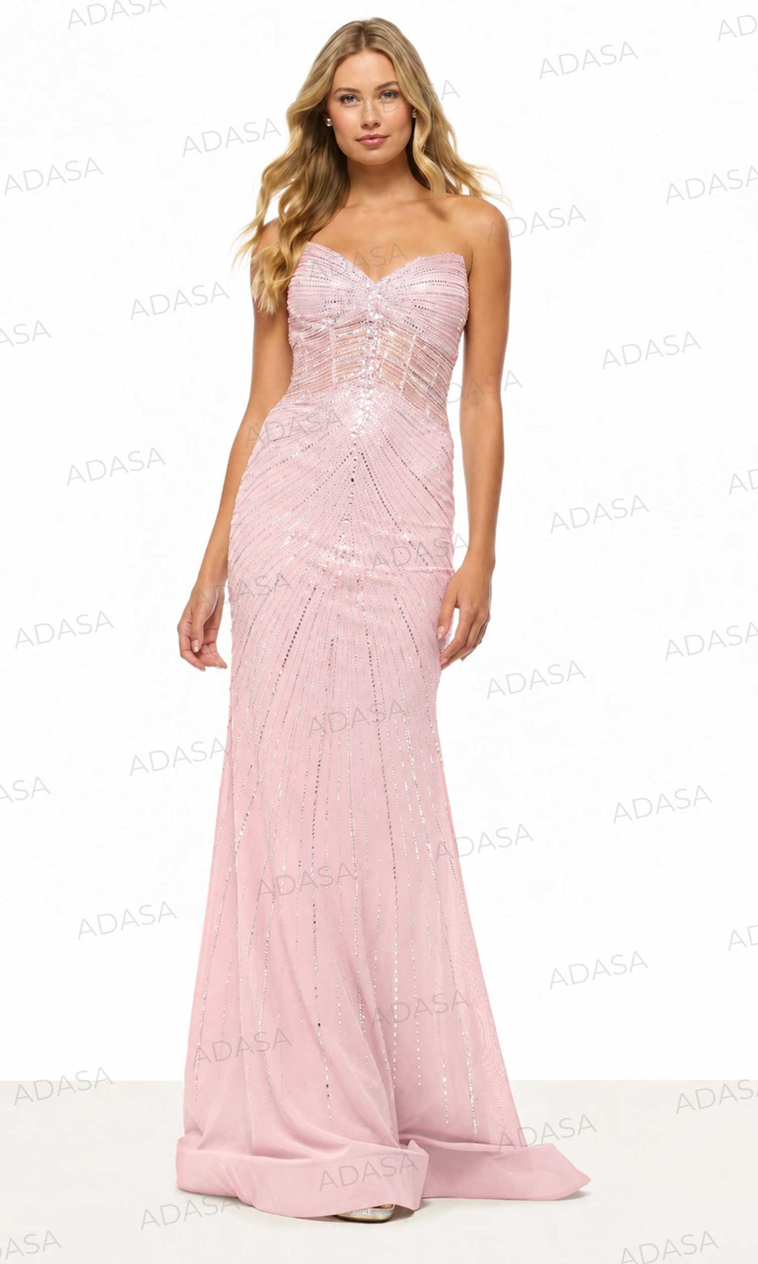 Sherri Hill 57651 - Bead Encrusted Sheath Evening Gown