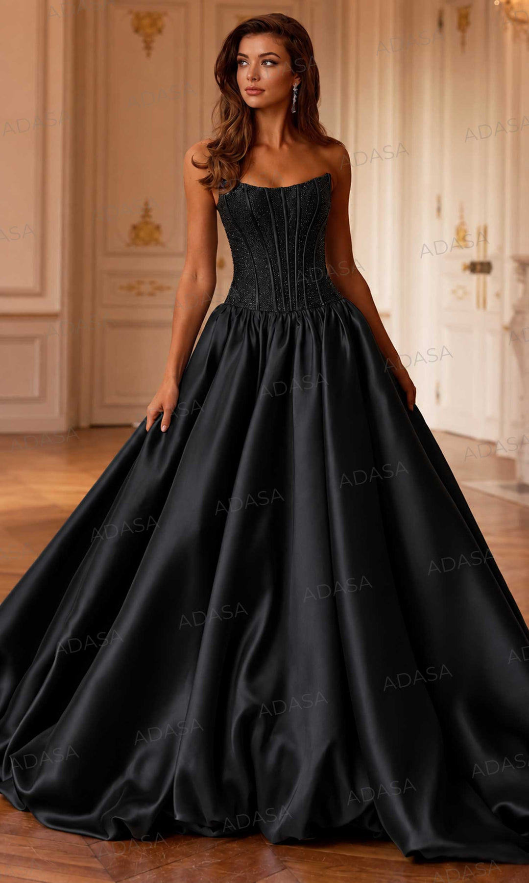 Sherri Hill 58091 - Jeweled Basque Bubble Hem Ballgown