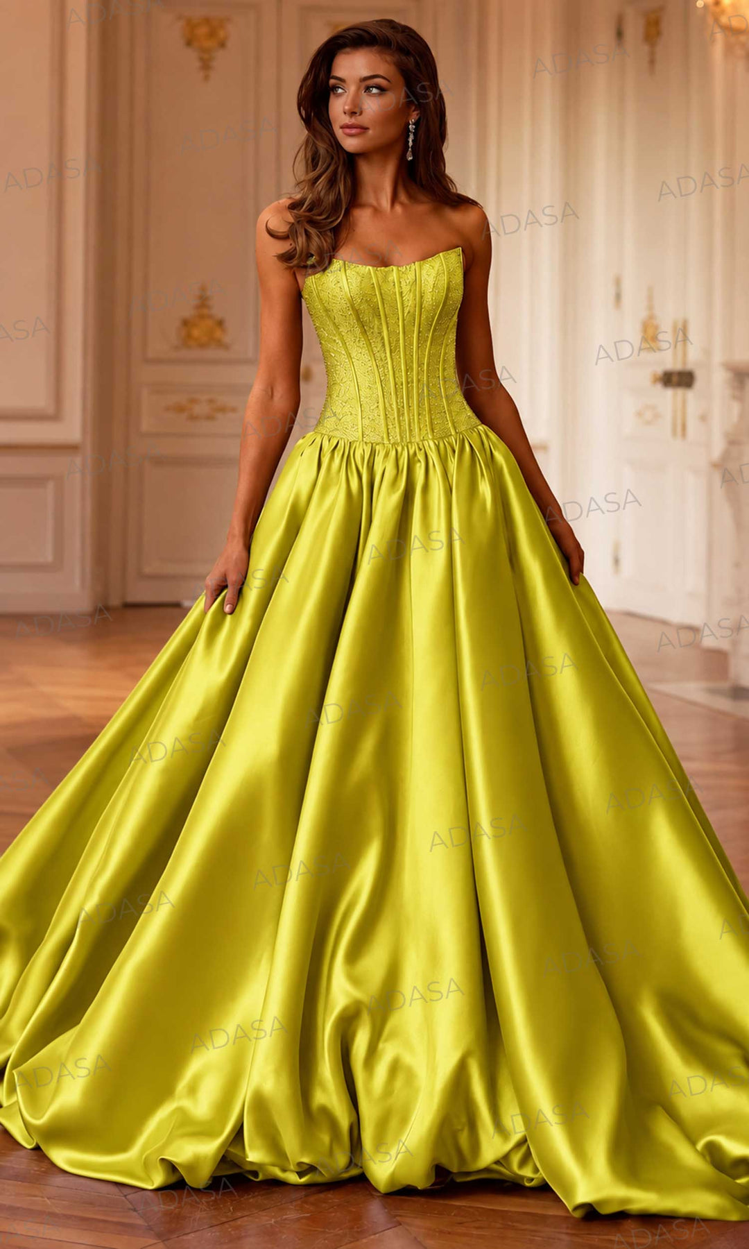 Sherri Hill 58091 - Jeweled Basque Bubble Hem Ballgown