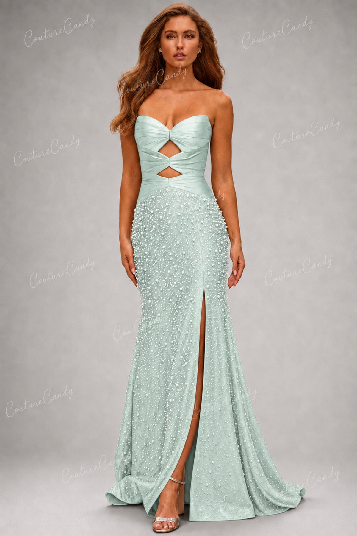 Sherri Hill 58094 - Beaded Sheath Long Gown with Cutouts