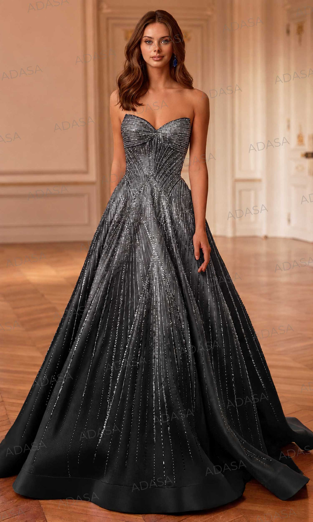 Sherri Hill 58327 - Sweetheart Dazzling Beaded Ballgown