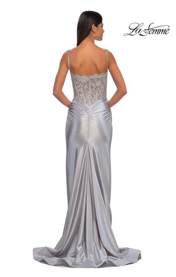 La Femme 32689 - Illusion Lace Prom Gown
