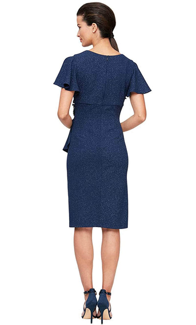 S.L. Fashions 9127166 - Flutter Sleeve Sheath Formal Dress Cocktail Dresses