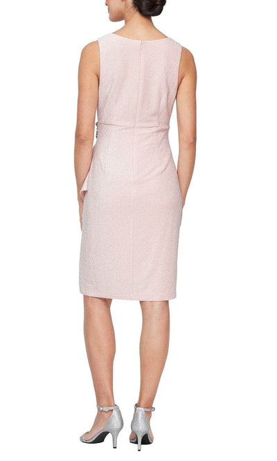S.L. Fashions 9127273 - Sleeveless Wrap Skirt Formal Dress Semi Formal