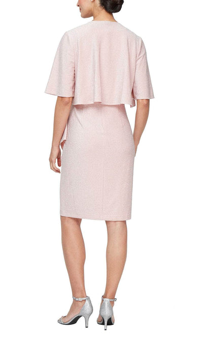 S.L. Fashions 9127273 - Sleeveless Wrap Skirt Formal Dress Semi Formal