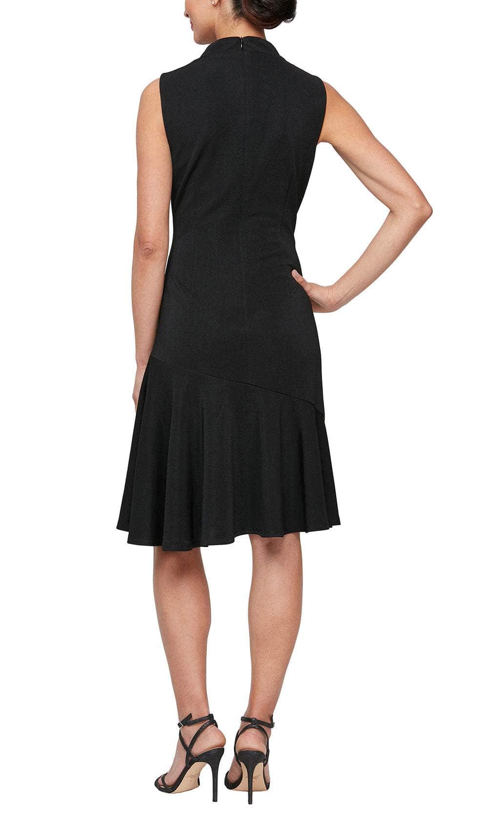 S.L. Fashions 9138101 - High Neck Short Dress Semi Formal