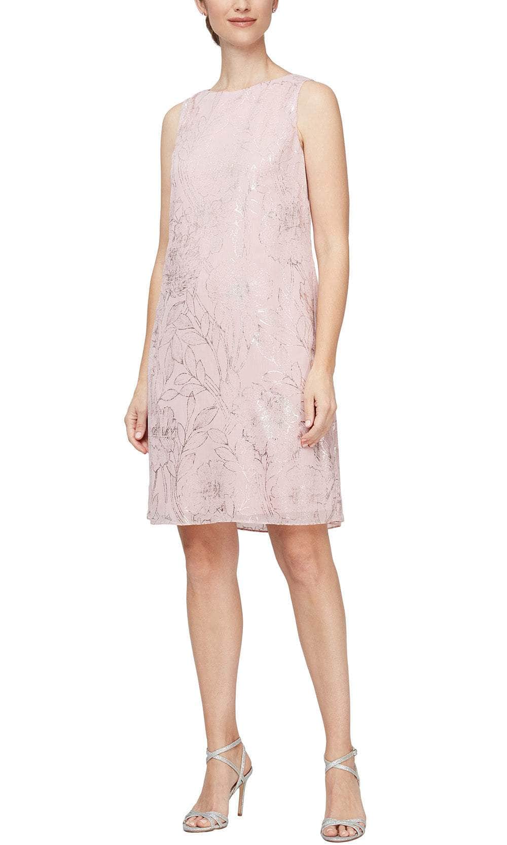 S.L. Fashions 9179143 - Embellished Sheath Dress with Cape Wedding Guest