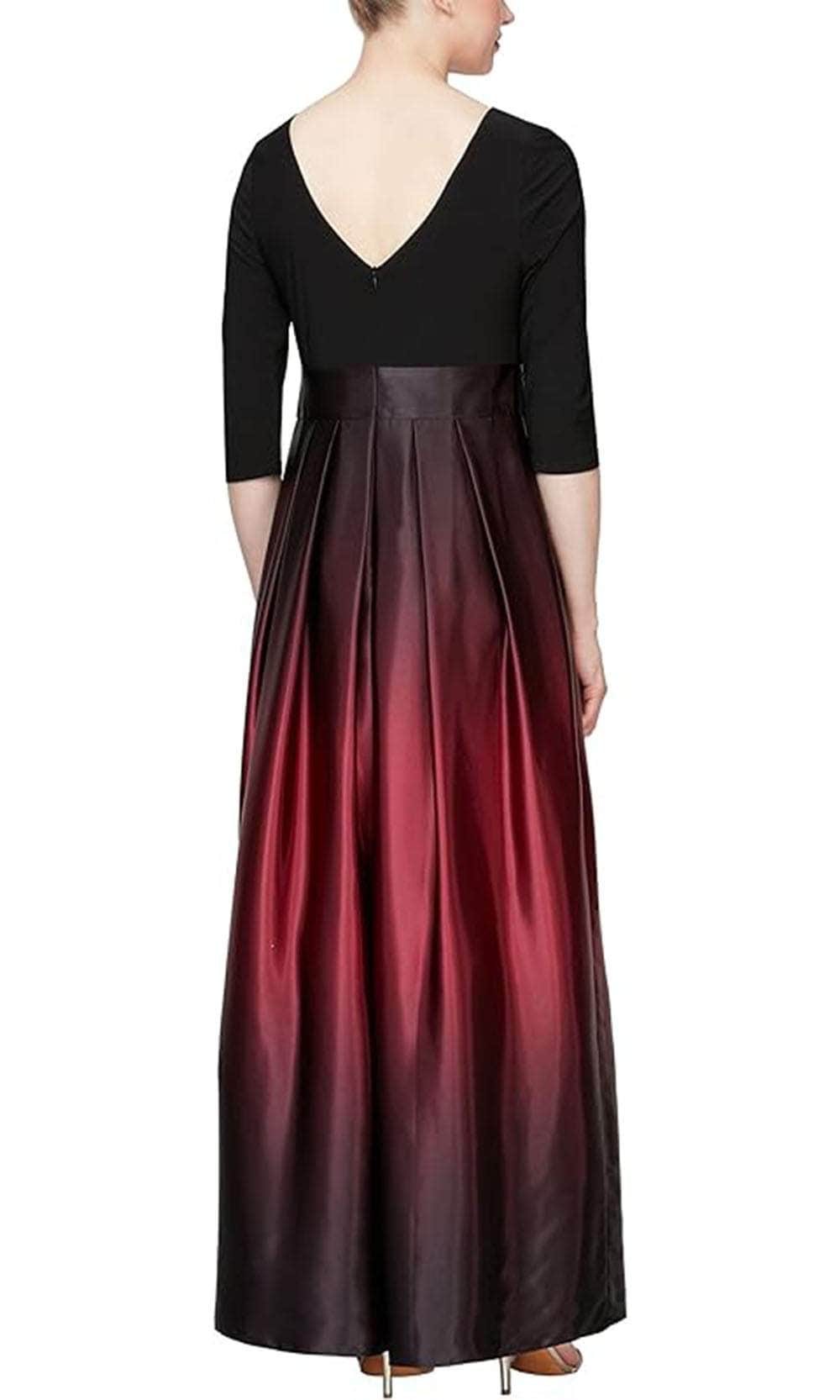 S.L. Fashions 9251111 - Ombre Charmeuse A-Line Dress Mother of the Bride Dresses