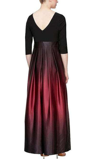 S.L. Fashions 9251111 - Ombre Charmeuse A-Line Dress Mother of the Bride Dresses