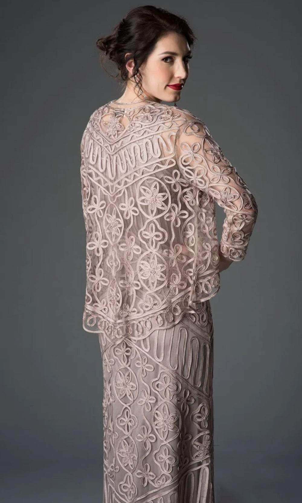 soulmates silk lace jacket dress C1067 Soulmates