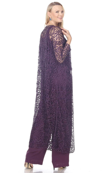 Soulmates C12605 - Beaded Handmade Crochet Duster Dress Set Mother of the Bride Dresses