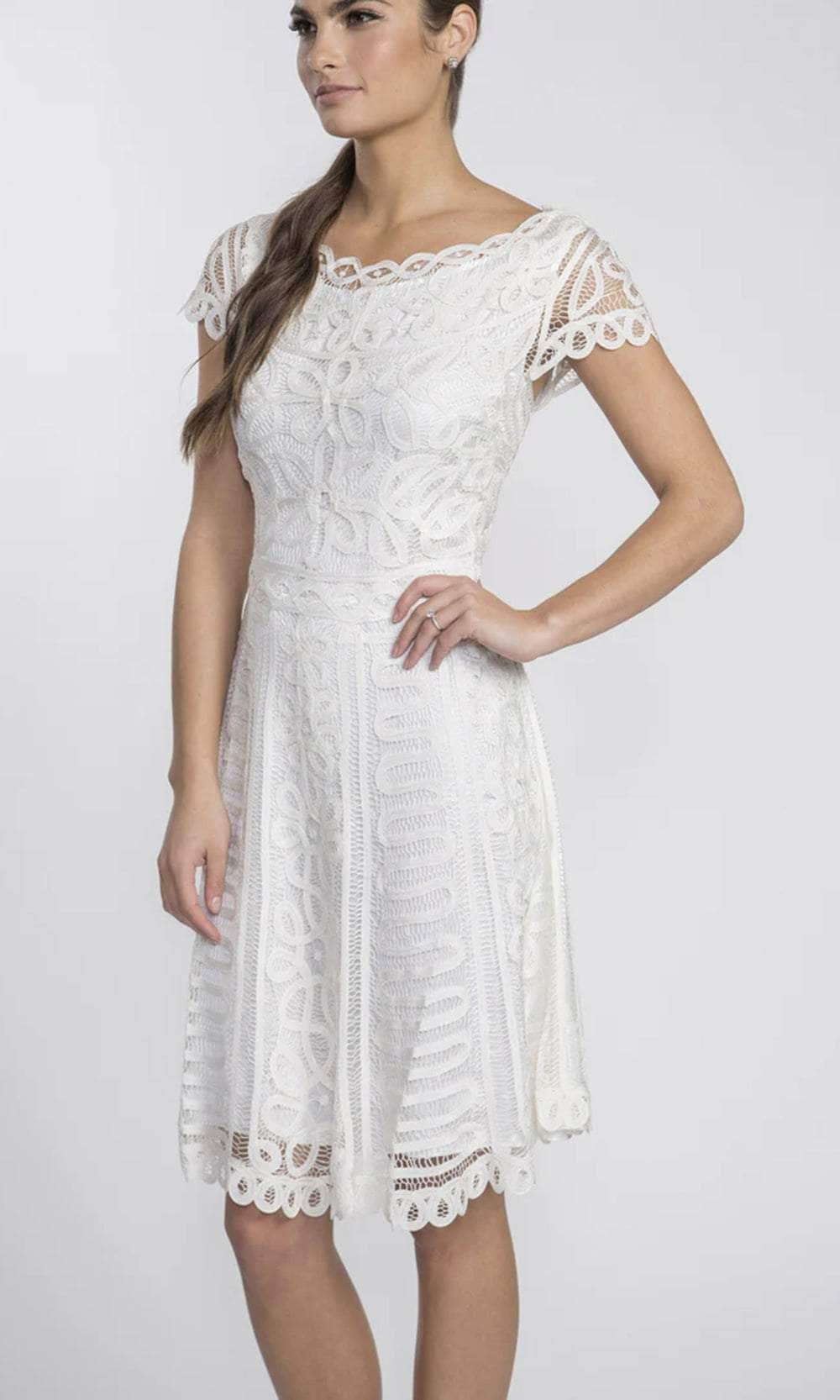 Soulmates D1319 - Hand Crochet Lace Wedding Party Bridal Shower Dress Cocktail Dresses