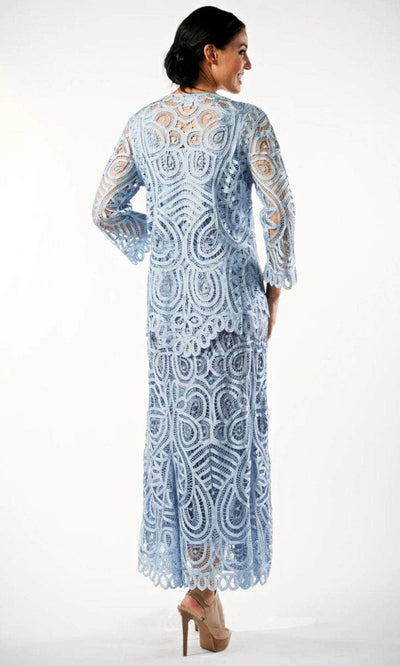 Soulmates D7051 - Three Piece Paisley Jacket Tank And Skirt Set Mother of the Bride Dresses