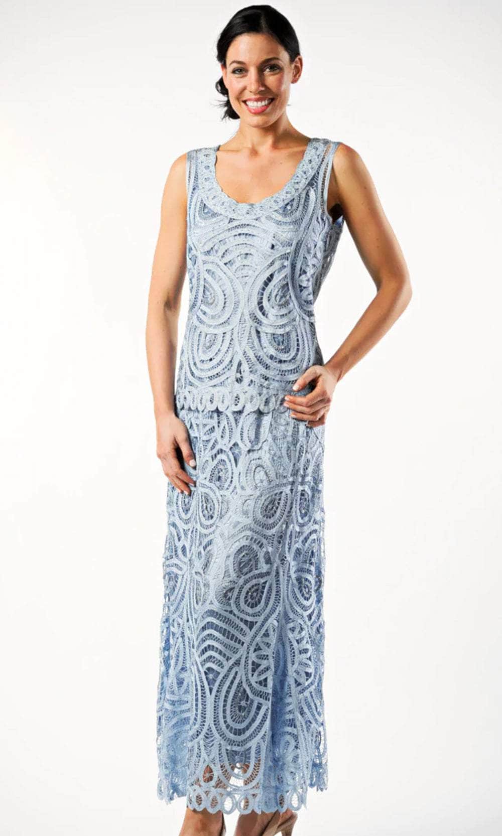 Soulmates D7051 - Three Piece Paisley Jacket Tank And Skirt Set Mother of the Bride Dresses