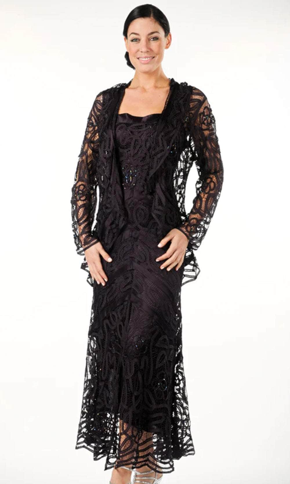 Soulmates D7069 - Hand Crochet Dress And Jacket D7069 Evening Dresses