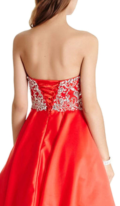 Strapless A-line Homecoming Dress Dress