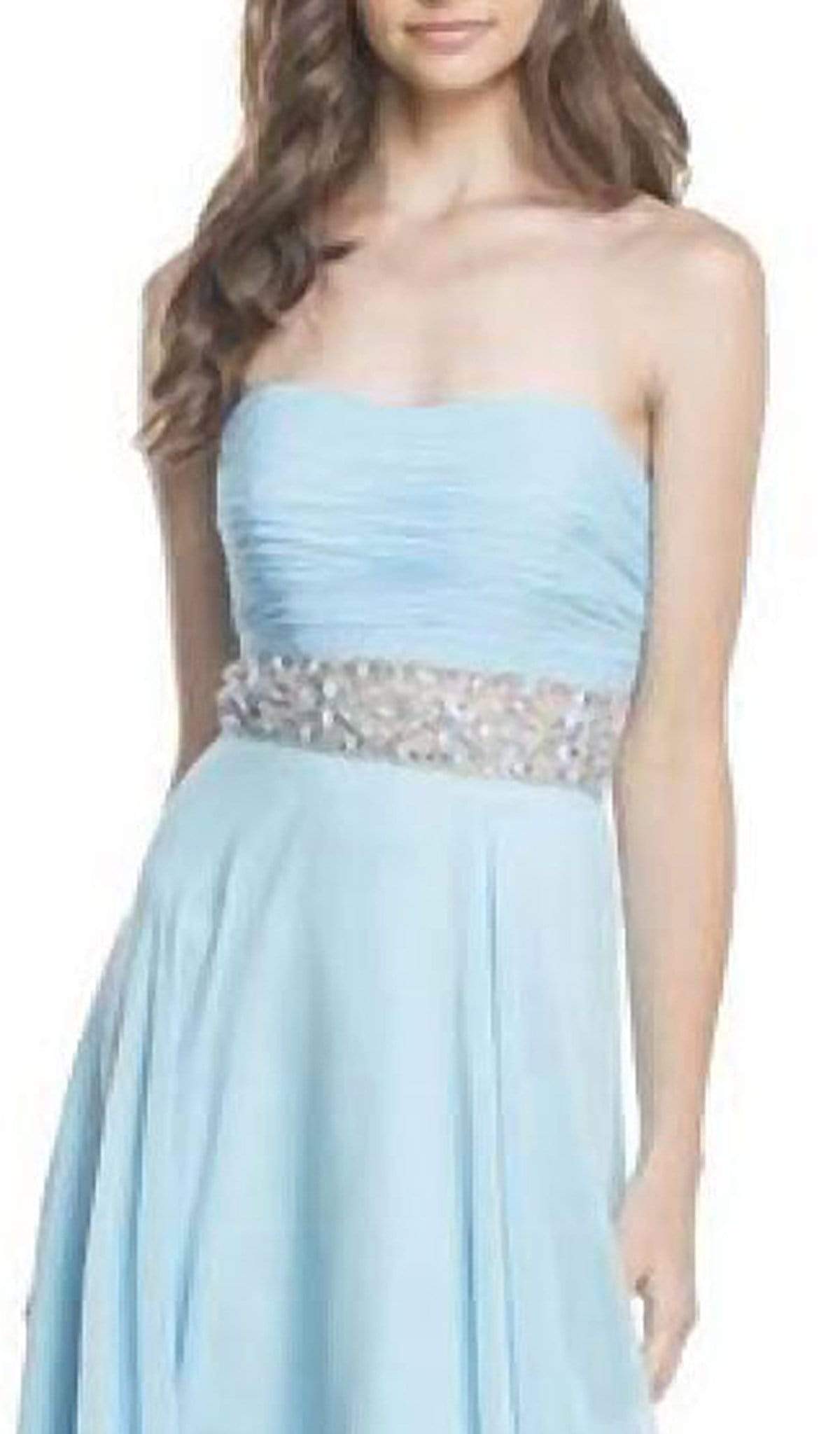 Strapless Ruched Evening A-Line Dress Dress