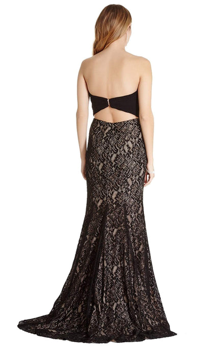 Strapless Ruched Sweetheart Lace Evening Dress Dress
