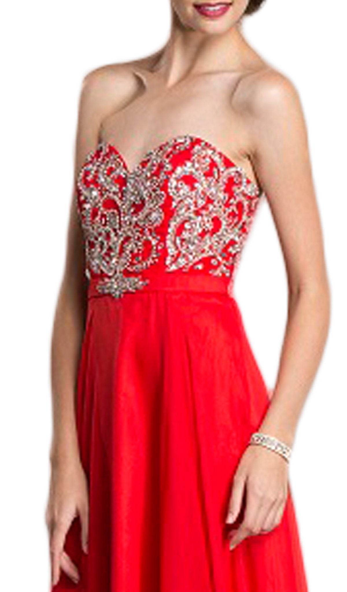 Strapless Sweetheart Evening Dress Dress