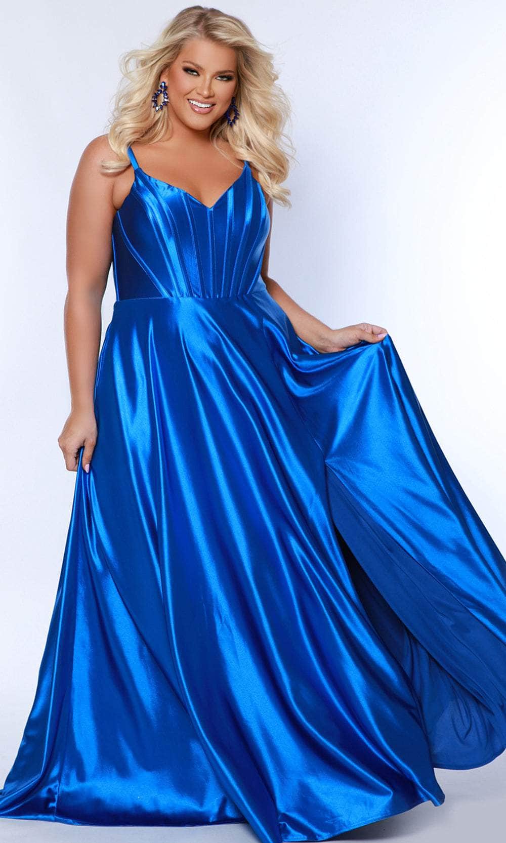 sydney prom dress SC7381 Sydney's Closet Plus Size Prom
