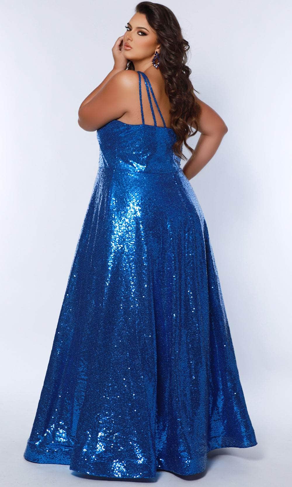 prom dress shops sydney Low V-Neck Backless Long A-Line Prom Dress Blush / Medium