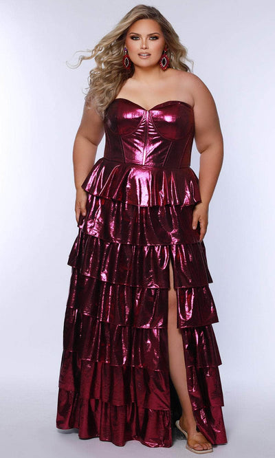 Sydney's Closet SC7405 - Romantic Beaded Mermaid Gown Prom Dresses