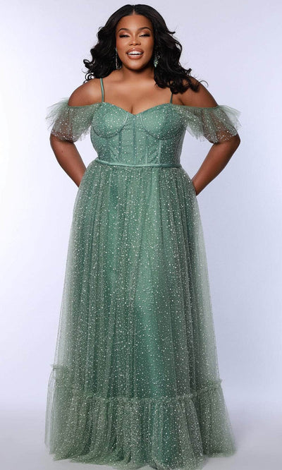 Sydney's Closet SC7411 - Stunning Beaded Mermaid Gown Prom Dresses