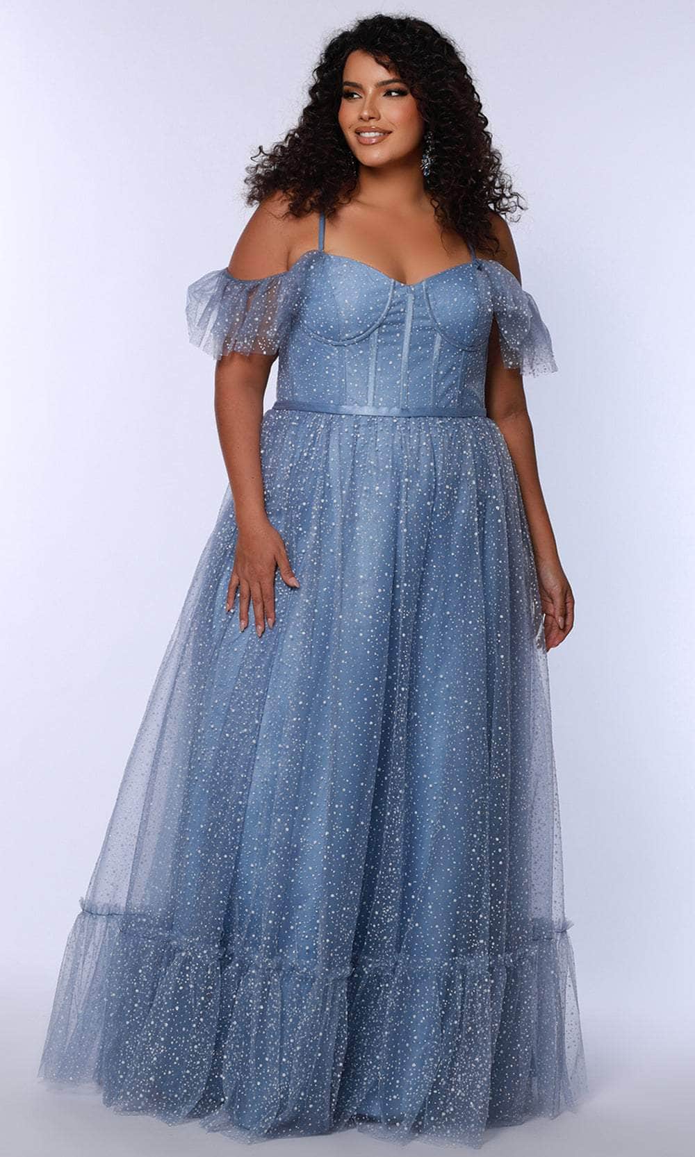 Sydney's Closet SC7411 - Stunning Beaded Mermaid Gown Prom Dresses