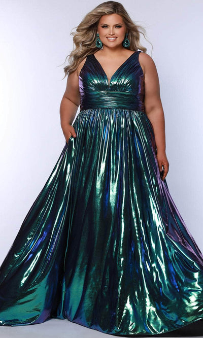 Sydney's Closet SC7415 - Elegant Off-shoulder Tulle Ballgown Prom Dresses