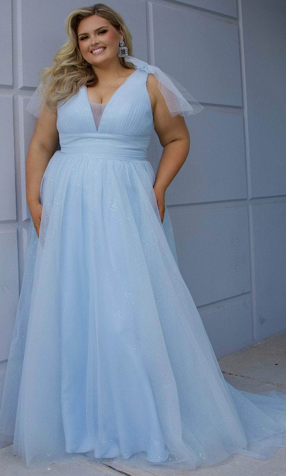 Sydney's Closet SC7417 - Stunning Beaded Mermaid Gown Prom Dresses