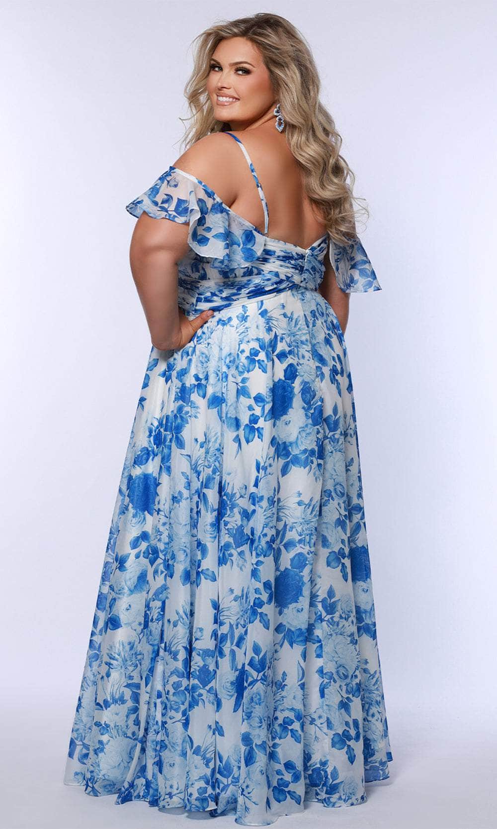 Sydney's Closet SC7421 - Stunning Off-shoulder Mermaid Gown Wedding Guest