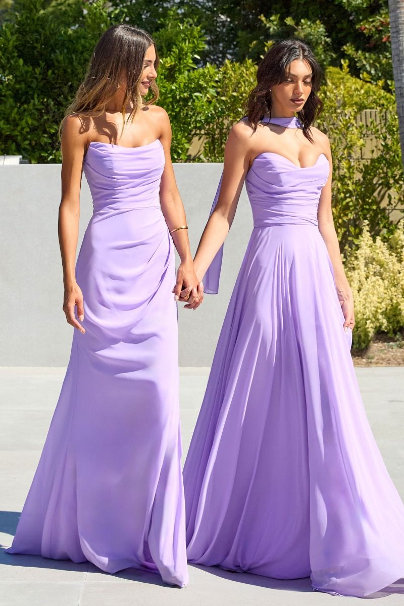 Amoris by Ladivine T702 - Fitted Strapless Evening Dress