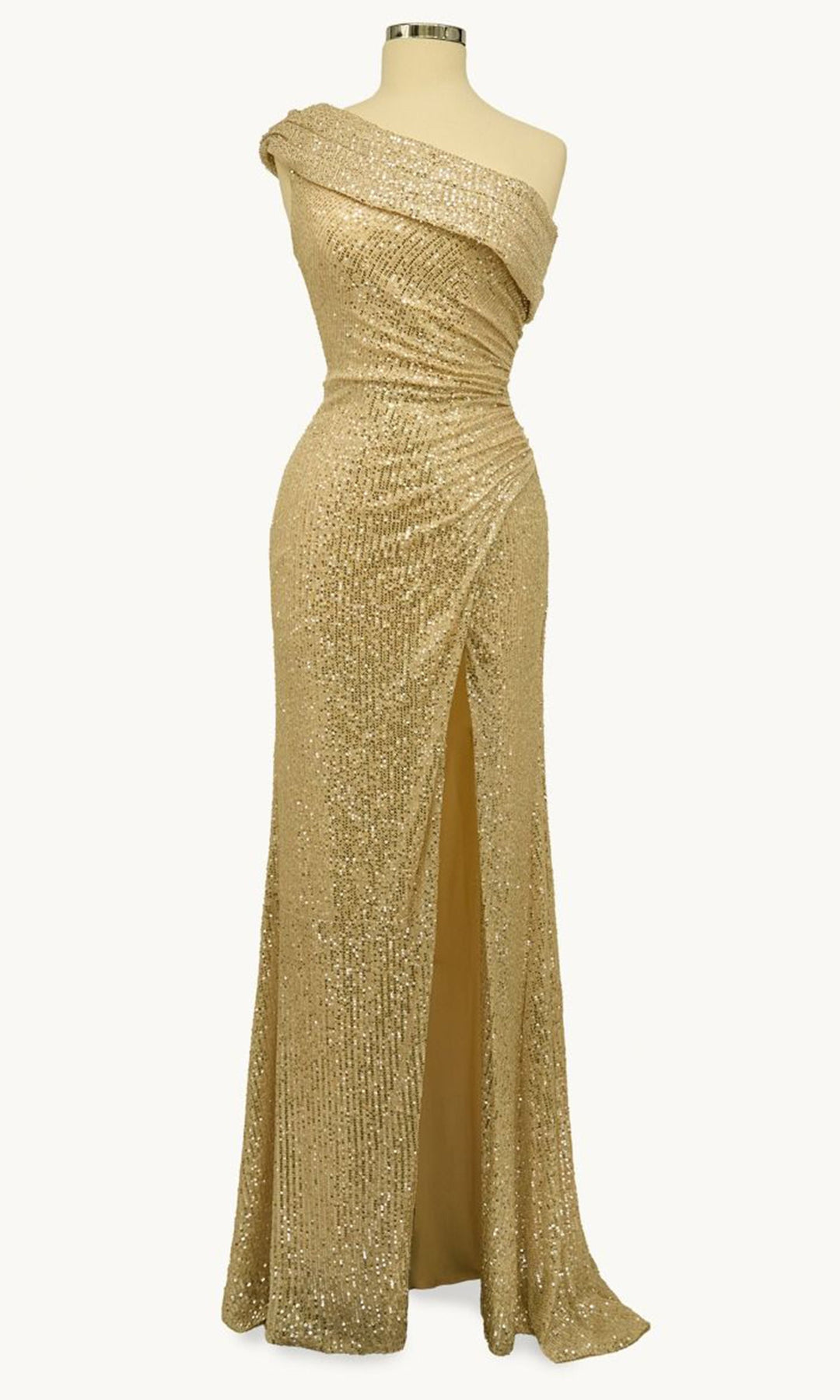 Amoris by Ladivine T806 One Shoulder Embellished Dress