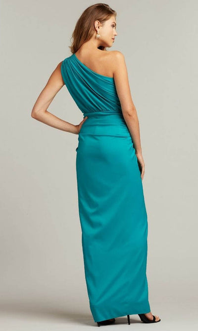 Tadashi Shoji 3I489L - One Shoulder Ruffle Gown Evening Dresses