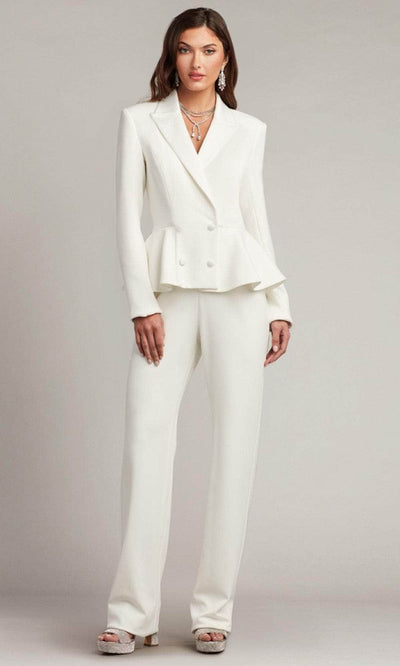 Tadashi Shoji BOS23303YBR - Satin Long Sleeve Jumpsuit Formal Pantsuits