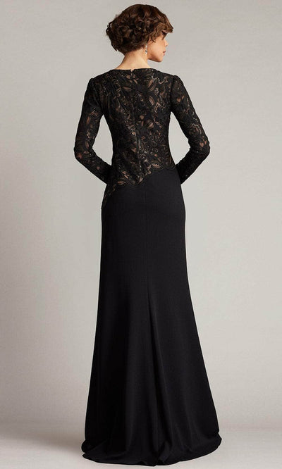 Tadashi Shoji CBI16206LXY - Long Sleeve Lace Bodice Gown Mother of the Bride Dresses