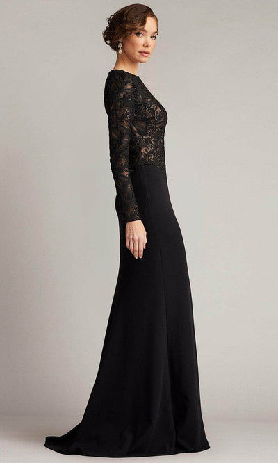 Tadashi Shoji CBI16206LXY - Long Sleeve Lace Bodice Gown Mother of the Bride Dresses