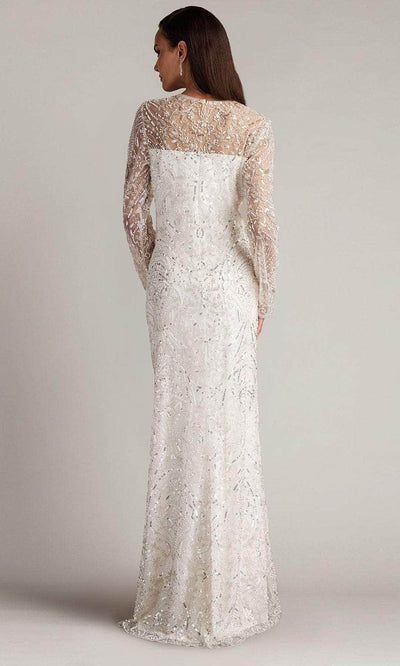 Tadashi Shoji CCY23412LBR - Long Sleeve Beaded Bridal Gown Wedding Dresses