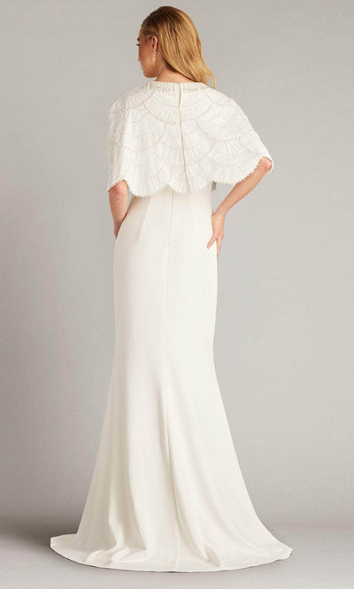 Tadashi Shoji CFK24427LBR - Embellished Cape Sleeve Bridal Gown Bridal Dresses