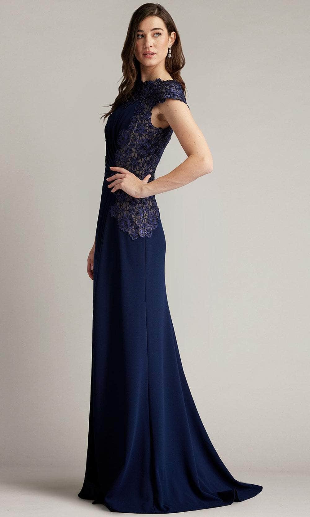 Tadashi Shoji Women's Chelan Embroidered Illusion Gown - Mdnit Tadashi Shoji Women's Chelan Embroidered Illusion Gown - Mdnit
