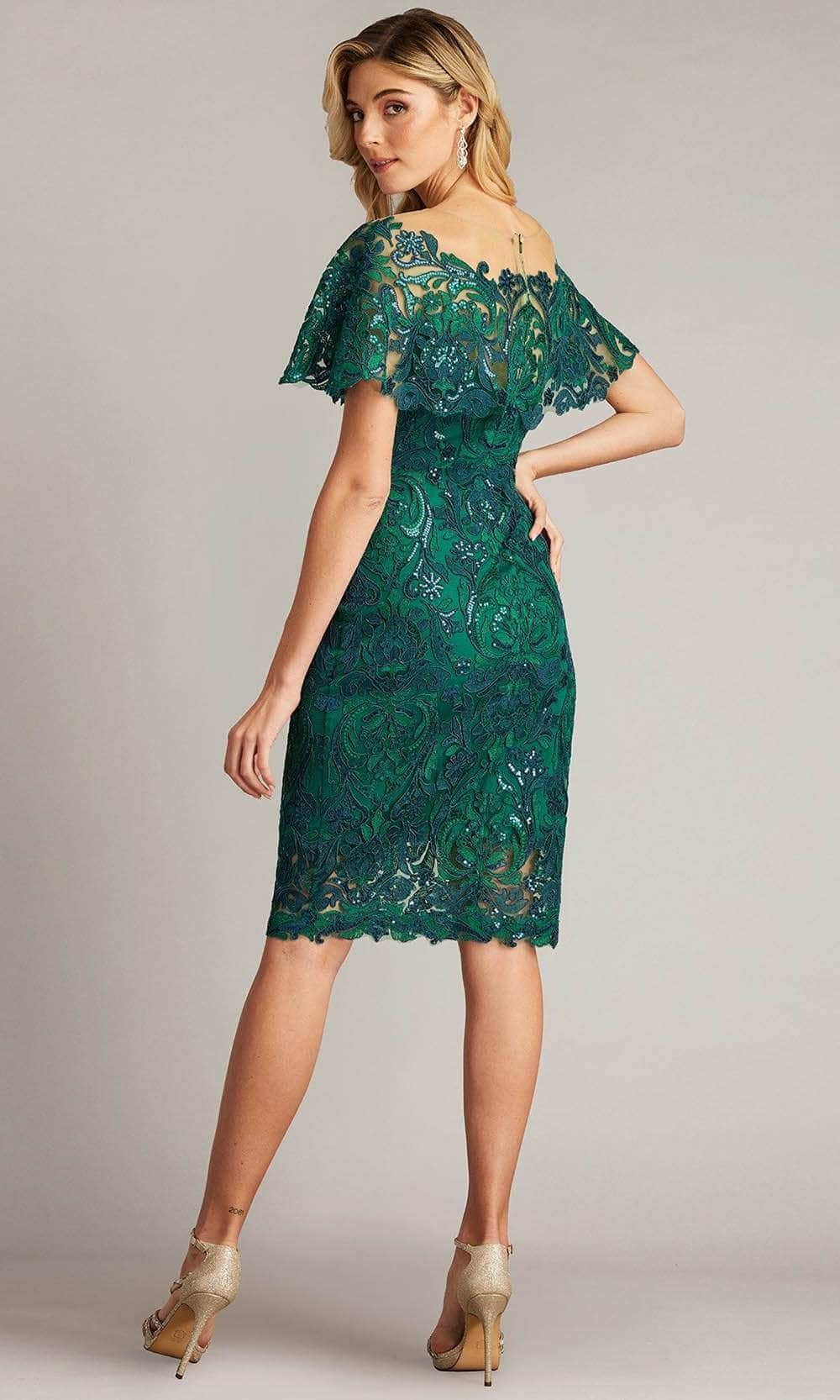 Tadashi Shoji CGB24643M - Foldover Embroidered Cocktail Dress Homecoming Dresses