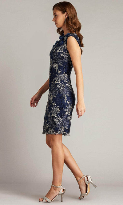 Tadashi Shoji CGU24890M - Sleeveless Floral Cocktail Dress Homecoming Dresses