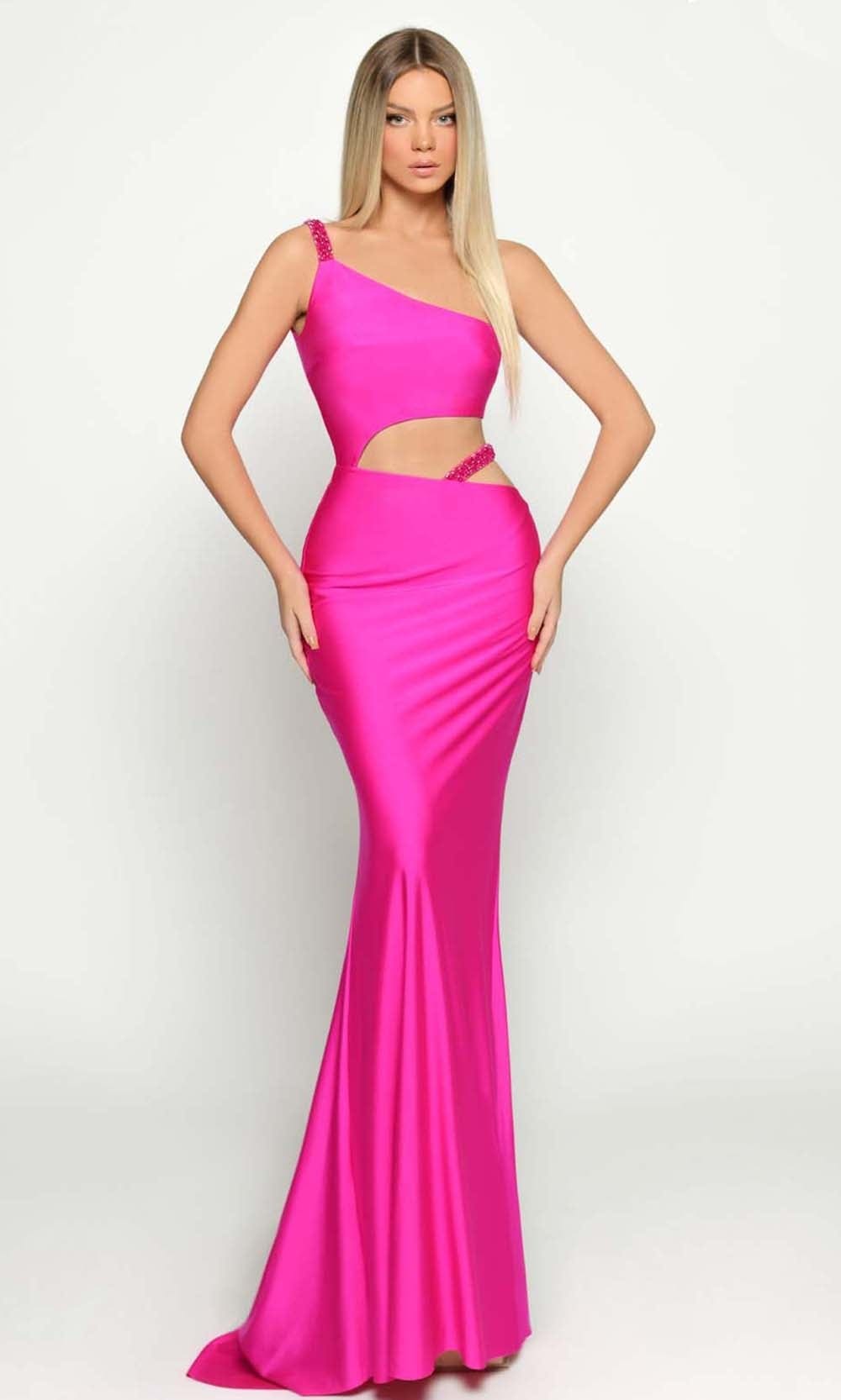 Tarik Ediz - 51004 Fitted Trumpet Evening Dress PRO