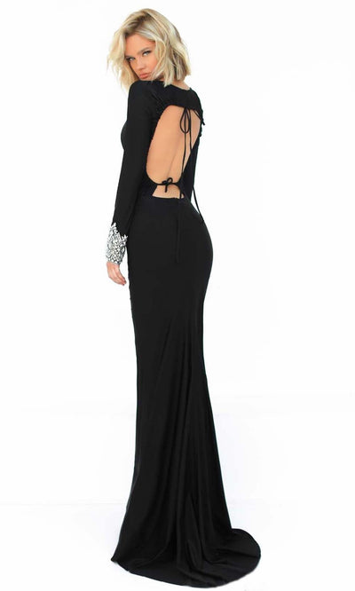 Tarik Ediz - 51016 Jewel Fitted Evening Dress Mother of the Bride Dresses