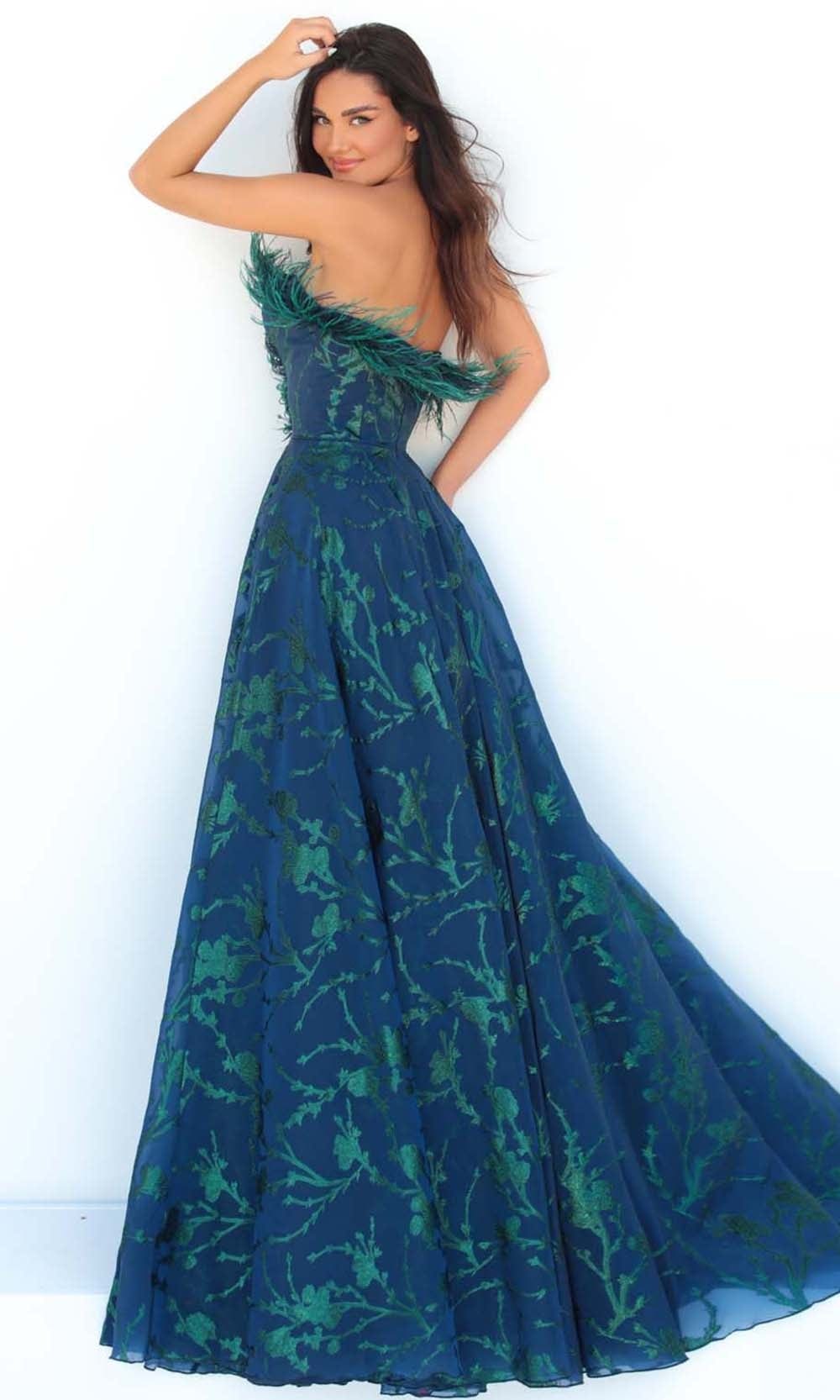 Tarik Ediz - 51153 Sweetheart Floral Evening Dress Evening Dresses